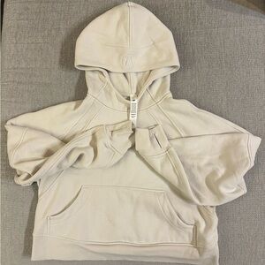 Lululemon Scuba Oversized Hoodie, Color Bone, Size XS/S